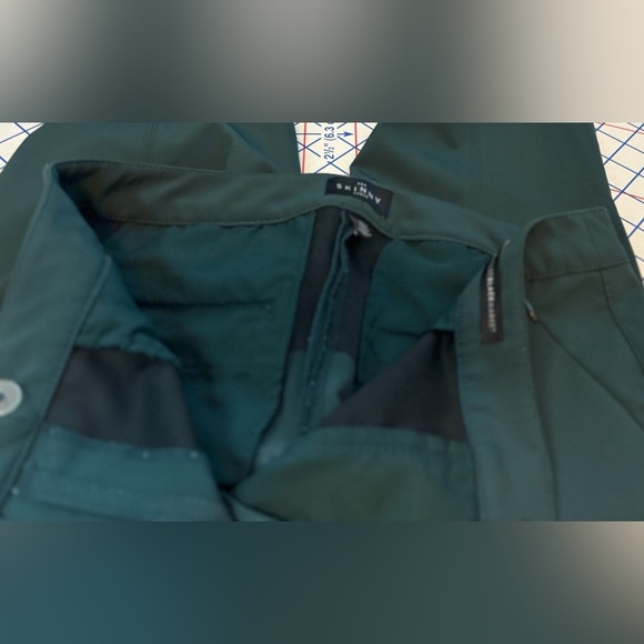 White House Black Market Dark Green “The Skinny” Trousers Size 4 - Picture 12 of 14